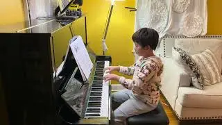 Tarantella from John Thompson’s modern course for the piano the third grade book