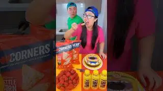 Minion cake vs Random food ice cream challenge!🍨 