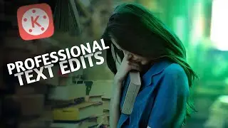 Smart Text Overlay effect with kinemaster | Professional text editing tutorial in kinemaster
