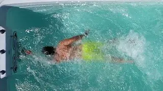 MERCURY SPA - בריכת זרמים משולבת ג'קוזי משוכלל