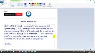 About amiro CMS