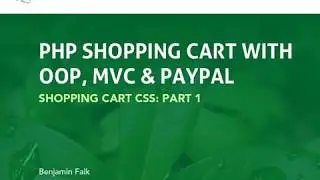 php cart oop mvc 20