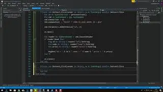ADO.NET EP 08 connect with store procedure
