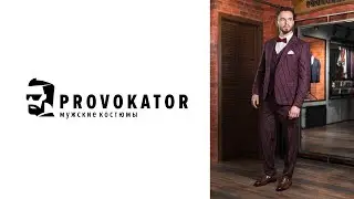 Стильные мужские костюмы в полоску Provokator