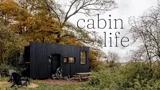we found our dream tiny home || staying in a TINY OFF-GRID CABIN || Unplugged Cabins uk