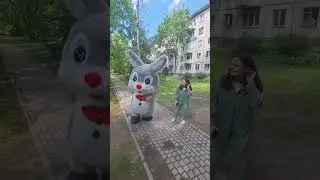 💞Веселый Зайка Зажег с Именинницей💞Поздравление от Зайки