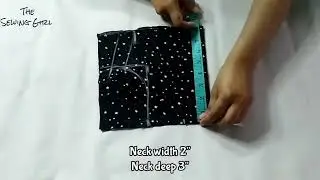 ২/৩ বছরের বেবি ফ্রক কাটিং ও সেলাই | Baby Frock Cutting and Stitching | The Sewing Girl