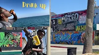 Can you get drunk at the beach ? | Los Angeles Graffiti + Shots and Pacifico