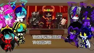 ||Gacha Club|| Transformers react to rainimator(22)||part 31 ||(INDO+English) 