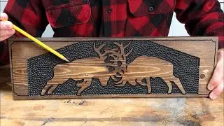 DIY Amazing Wooden Elk Sign | Easier To Make Than you think!