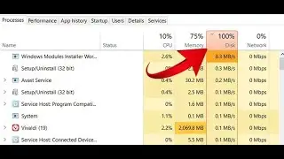 100% Disk Usage Windows 10 SSD
