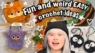 50 WEIRD/CUTE easy crochet pattern ideas💡(beginner/advanced levels)