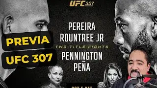 PREVIA Y PRONOSTICOS PARA EL UFC 307 - ALEX PEREIRA VS KHALIL ROUNTREE JR.