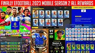 Opening Of Season 2 In eFootball 2023 | Match Pass, New Neymar Card, World Cup Mode, Free Coins
