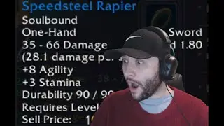 Hardcore WOW I Can't Believe The Weapon I Got!