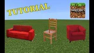 TUTORIAL: COMO FAZER SOFÁ, CADEIRA E POLTRONA NO MINECRAFT PE ( SEM MODS )