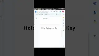 How to delete a page in Google Docs