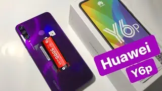 HUAWEI Y6p Phantom Purple (MED-LX9) / Fast Review / unboxing