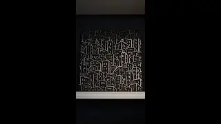 Painting towers on mirror