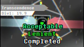 (lenient)Rhythm Recall Transcendence div1 Completed!