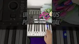UNIS - Curious Piano Tutorial #notpianika #notangka #pianotutorial #unis