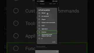 how to set gesture in commentary screen reader full information 90 option part3
