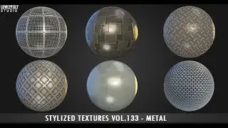 Stylized Metal Vol.133 - Stylized Textures