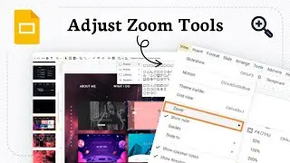 How to zoom in and out in Google Slides (Clear Focus)