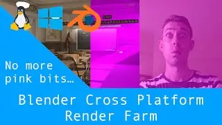 Blender Cross Platform Render Farm   No pink bits
