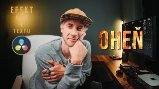 Jak udělat zajímavý text pomocí vloženého klipu - DaVinci Resolve Tips
