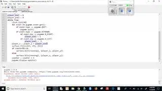 pygame video 35 Moving our Character Around the Screen