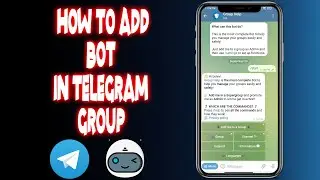 How to add bot in telegram group?