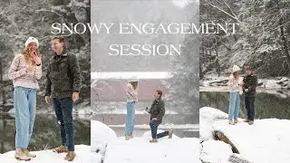 Snowy Engagement Session BTS | Sony A7IV w/ 70-200 GM II f/2.8