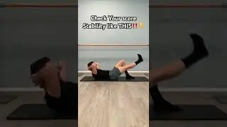 Check Your Core Stability like THIS!#corestabilization #corestability #pilates #pilatesworkout