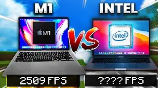 M1 MacBook Air vs Intel MacBook Pro - Minecraft FPS Test
