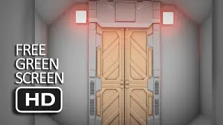Free Green Screen - Sci-Fi Door Transition