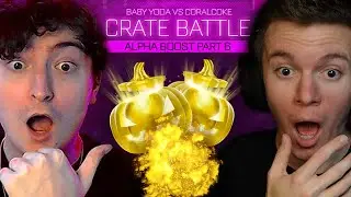 ALPHA BOOST *GOLDEN PUMPKIN* CRATE WAR IN ROCKET LEAGUE!