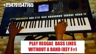 Reggae bass lines key F#