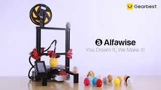 Alfawise U30 Pro 4.3 Inch Touch Screen High Precision DIY 3D Printer - Gearbest.com