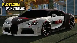 PLOTAGEM PARA BUGATTI CHIRON DA NUTELLA CAR PARKING!!!