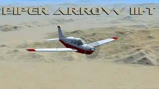 Landing the Piper Arrow III-T at Battle Mountain Airport