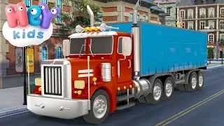 Kamionok dal 🚚 Autós mese gyerekeknek | HeyKids - Gyerekdalok és mondókák