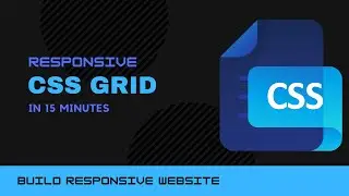 How to make responisive grid layout in css in less than 15 minutes.
