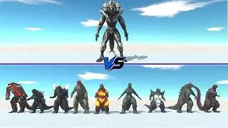 Monster X vs All Godzilla - Animal Revolt Battle Simulator | ARBS