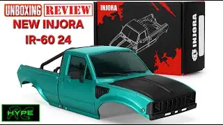 NEW INJORA IR-60 24th Scale Body kit Unboxing & Review