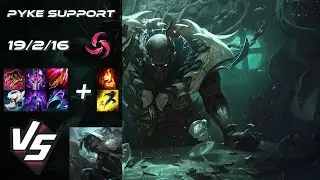 SUPPORT Pyke vs Senna - EU Grandmaster Patch 14.17