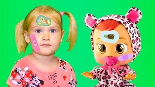The Boo Boo Story with Cry Babies doll from Polli Fast