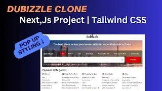 Contact Pop up styling of Dubizzle 2.0 part #6 : Next.js project | Tailwind CSS