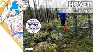 Headcam Orienteering: Hovet, Buskerud. Norway.