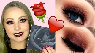 Valentine's Day Makeup Tutorial using Deck of Scarlet palette